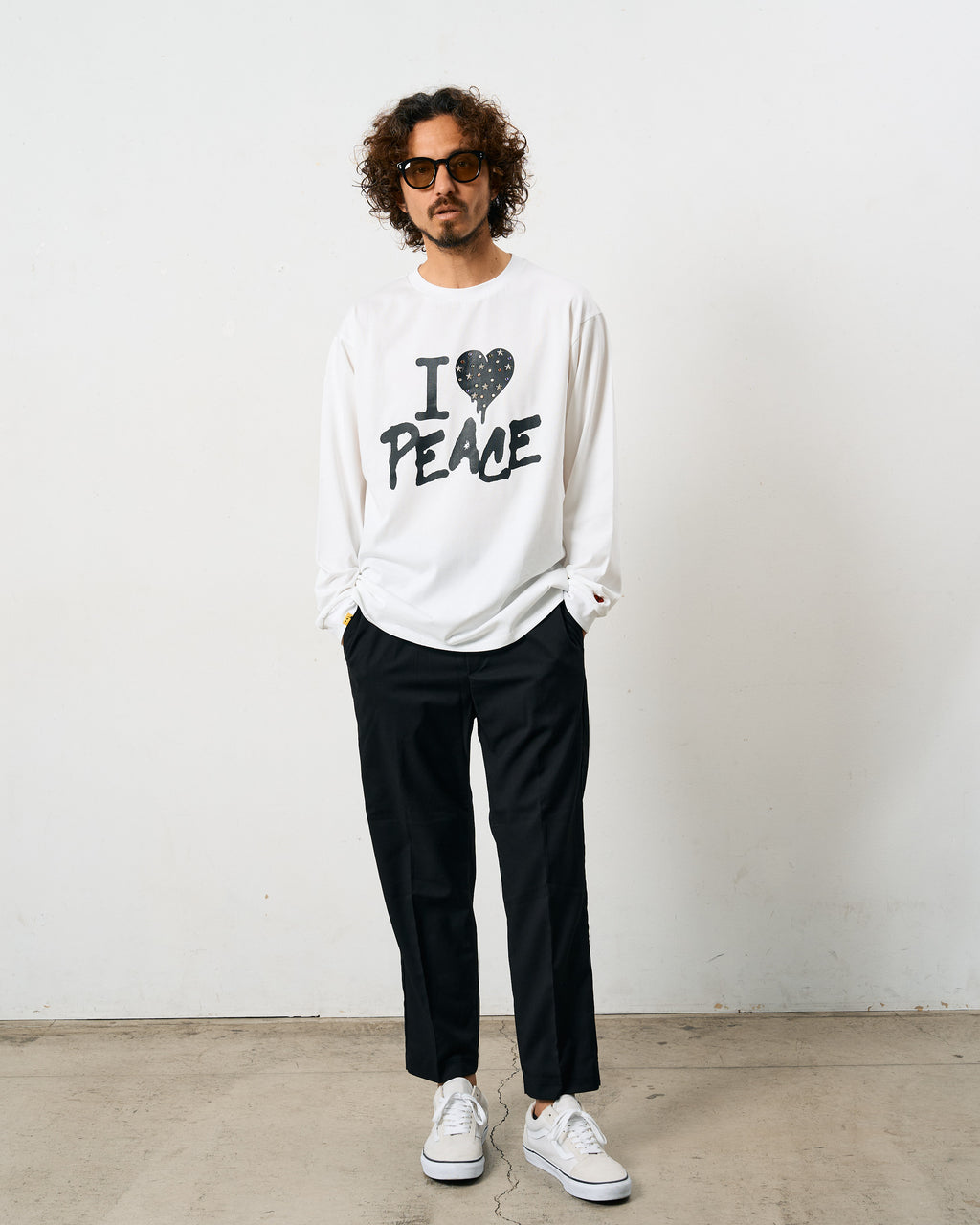7ozコットン天竺 カラークリスタルメタルミックス LS Tシャツ(624-02896)