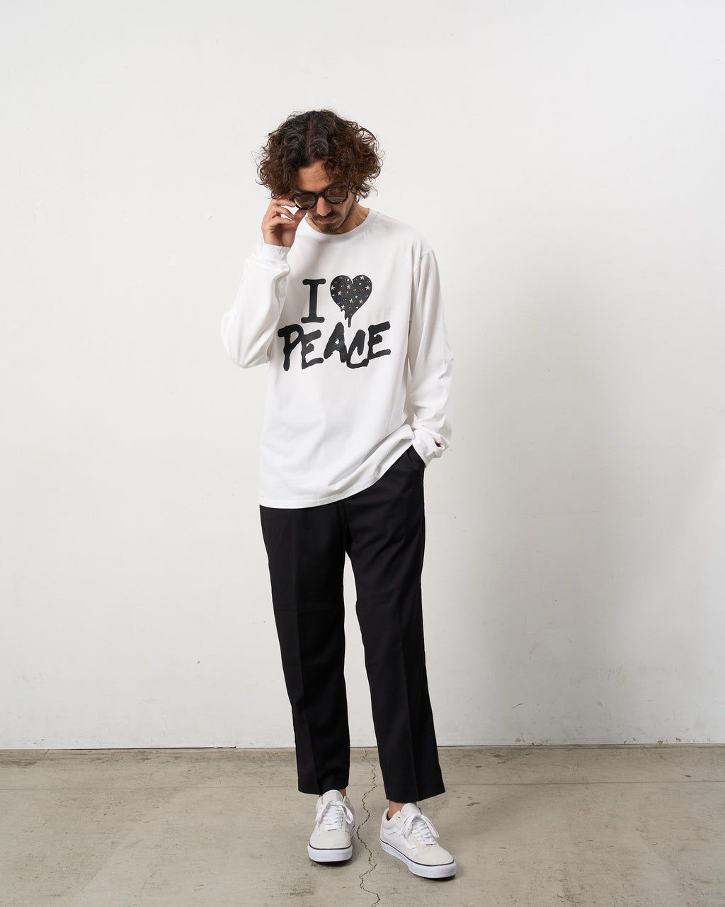 7ozコットン天竺 カラークリスタルメタルミックス LS Tシャツ(624-02896)