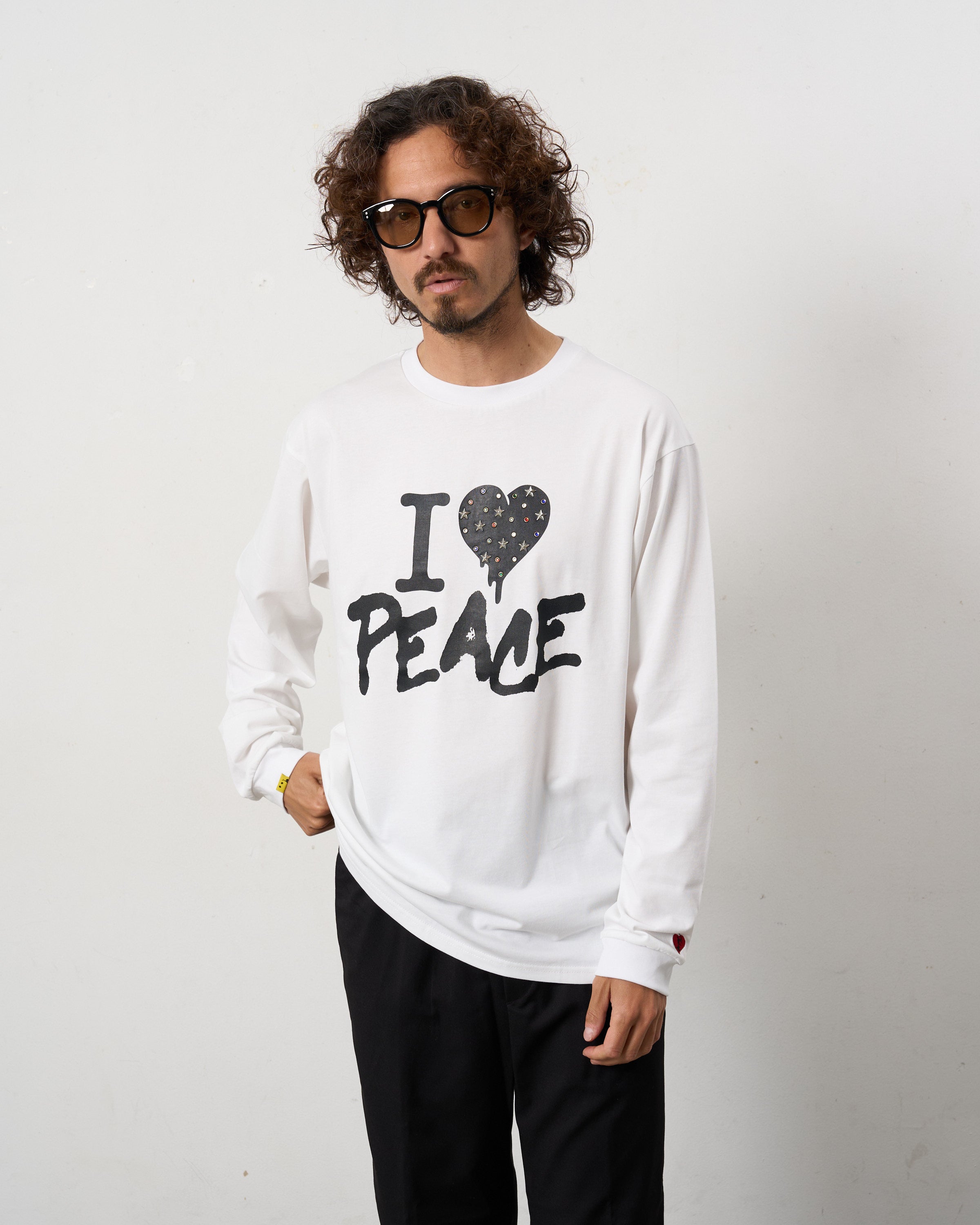 7ozコットン天竺 カラークリスタルメタルミックス LS Tシャツ(624-02896)