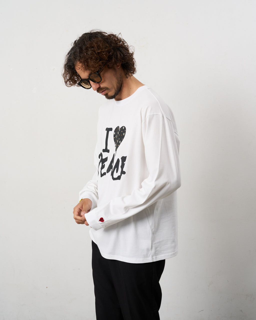 7ozコットン天竺 カラークリスタルメタルミックス LS Tシャツ(624-02896)
