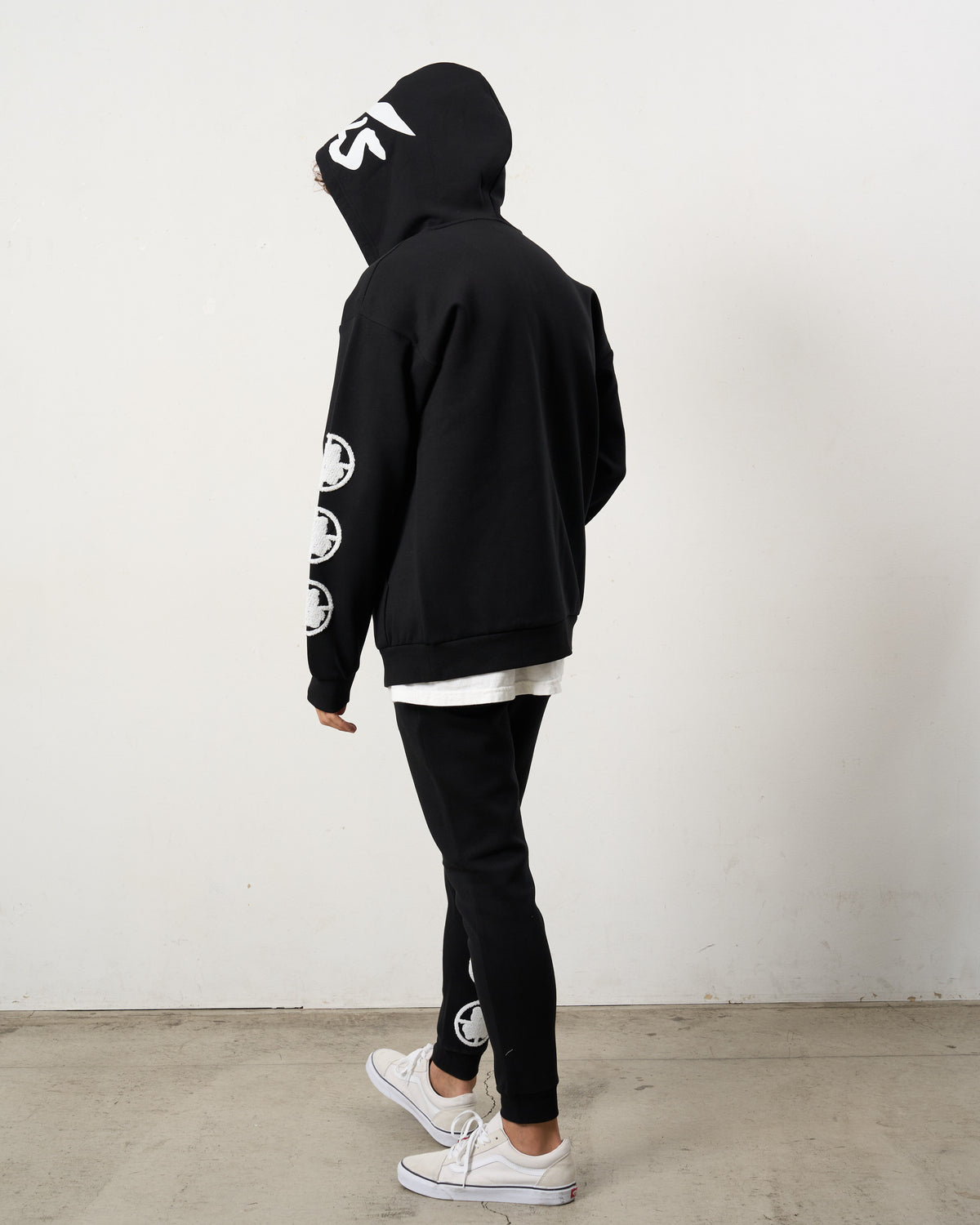 T/Rストレッチポンチ ターゲットベアサガラパッチワーク/ フロッキー ジョグパンツ(624-06293)