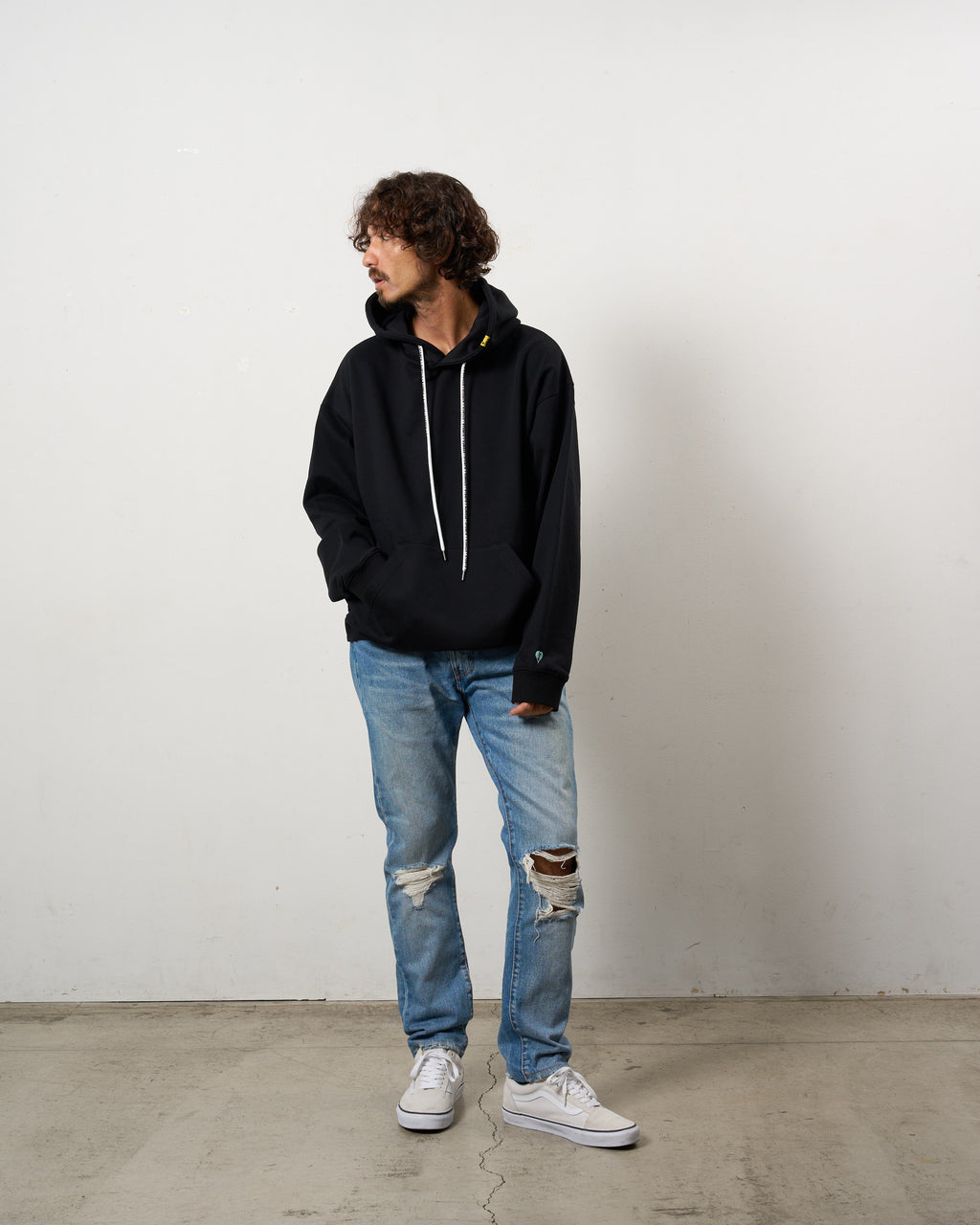 ヘビーウエイト裏毛 パールロゴ プルパーカー