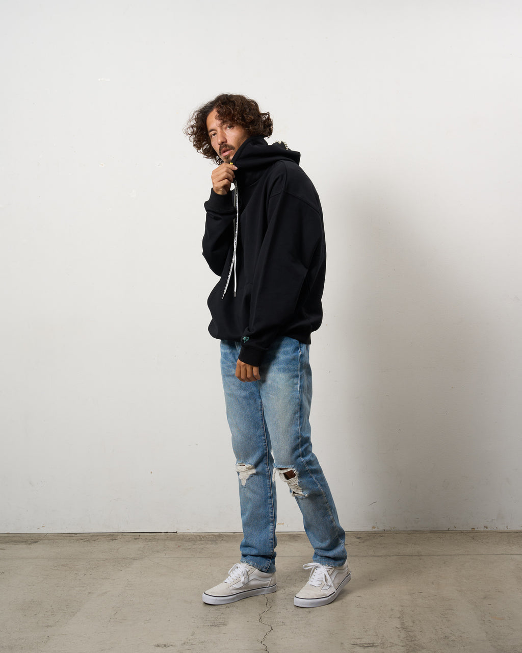 ヘビーウエイト裏毛 パールロゴ プルパーカー