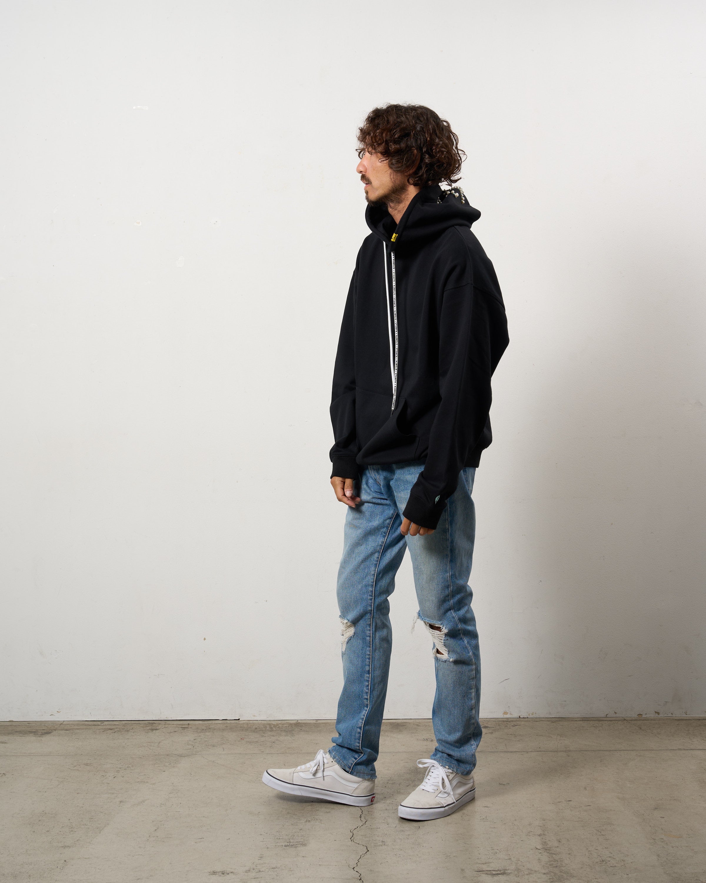 ヘビーウエイト裏毛 パールロゴ プルパーカー