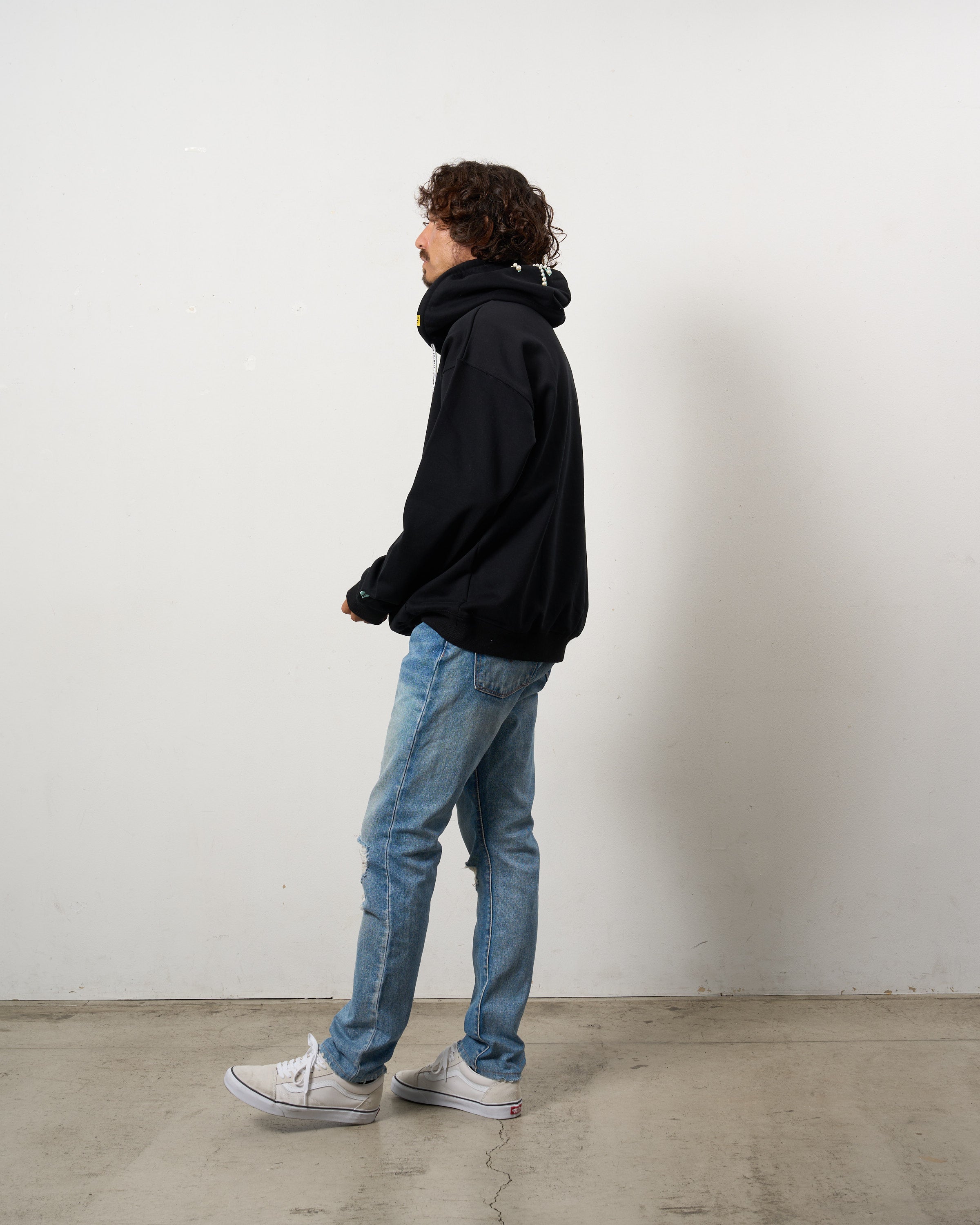 ヘビーウエイト裏毛 パールロゴ プルパーカー