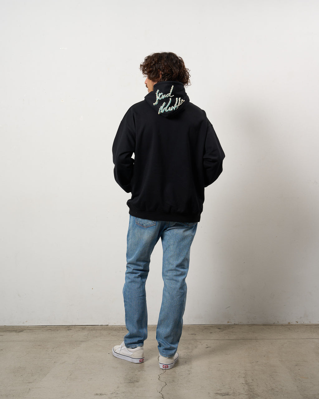 ヘビーウエイト裏毛 パールロゴ プルパーカー