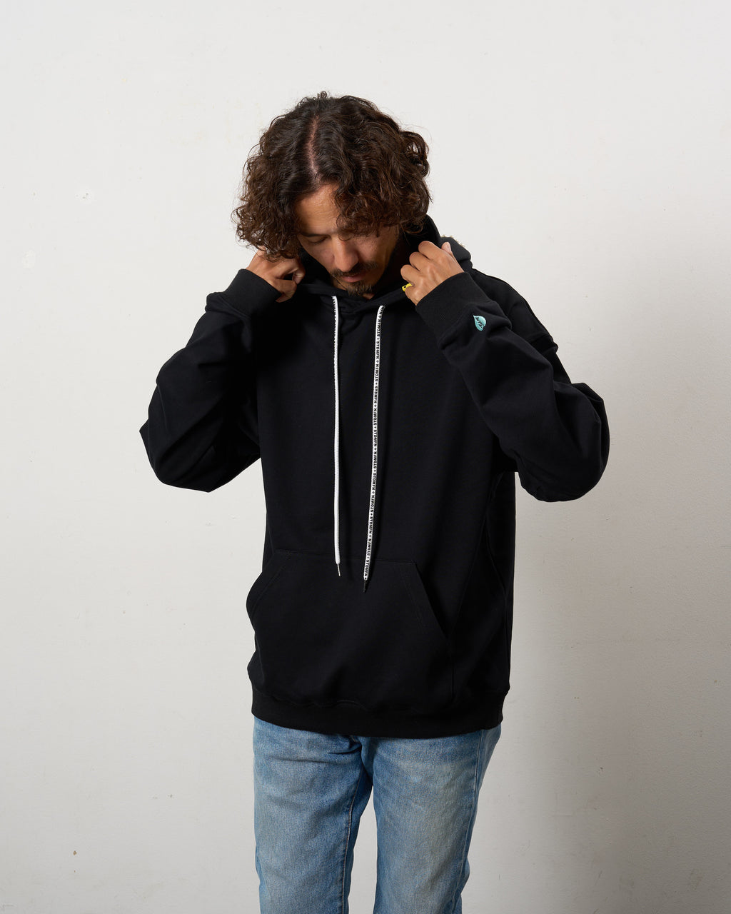 ヘビーウエイト裏毛 パールロゴ プルパーカー