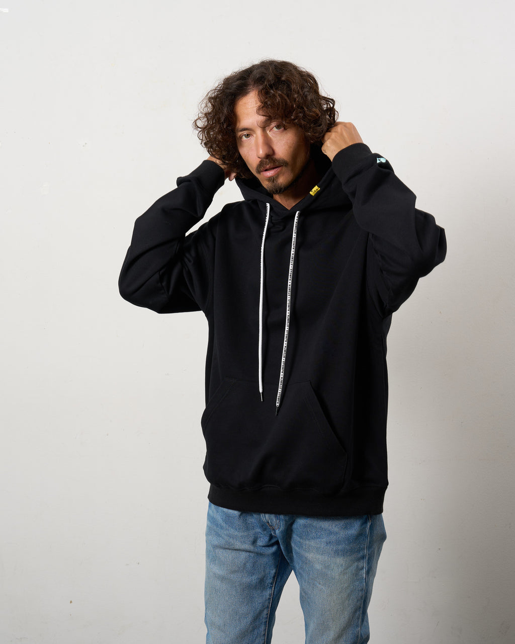 ヘビーウエイト裏毛 パールロゴ プルパーカー