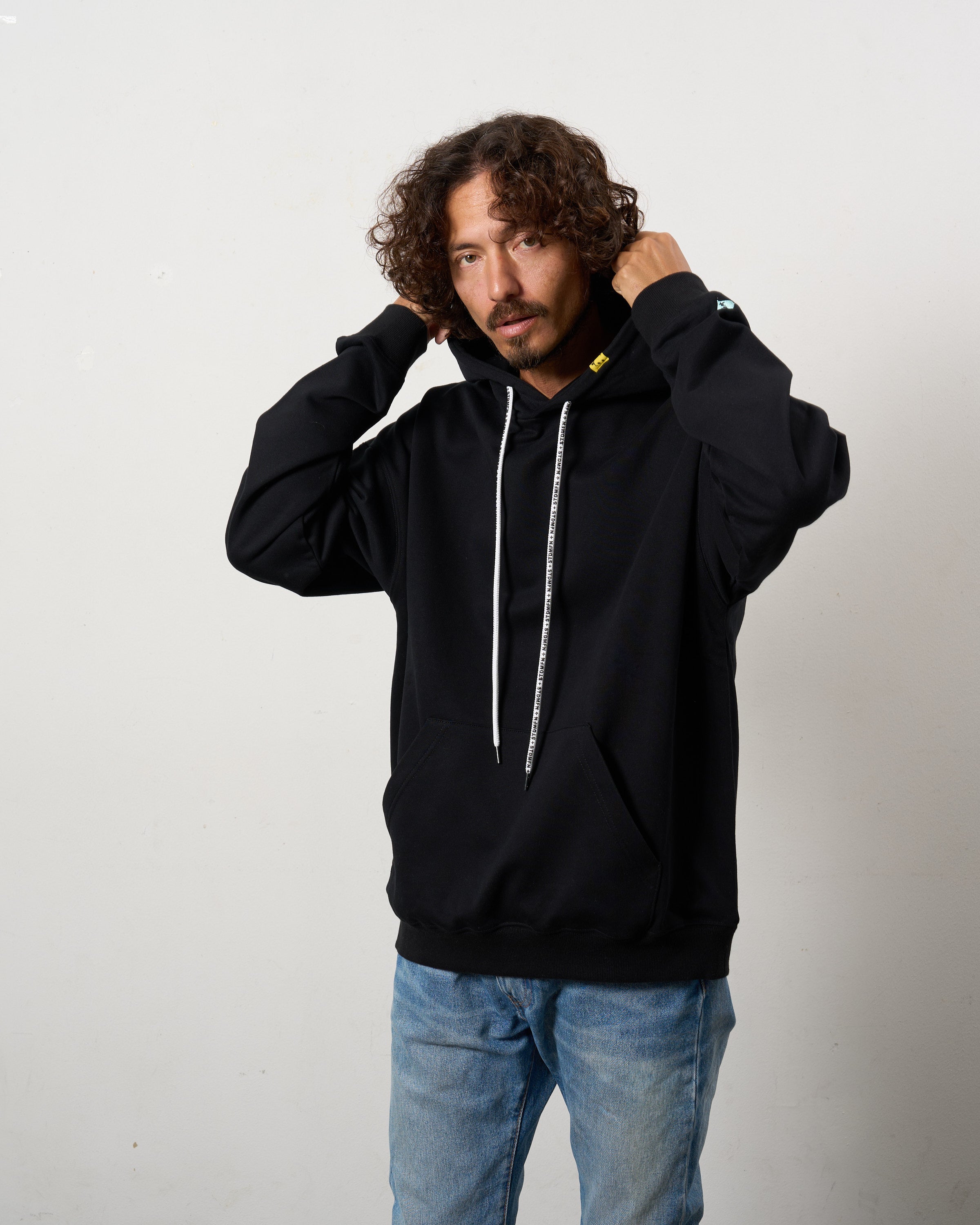 ヘビーウエイト裏毛 パールロゴ プルパーカー