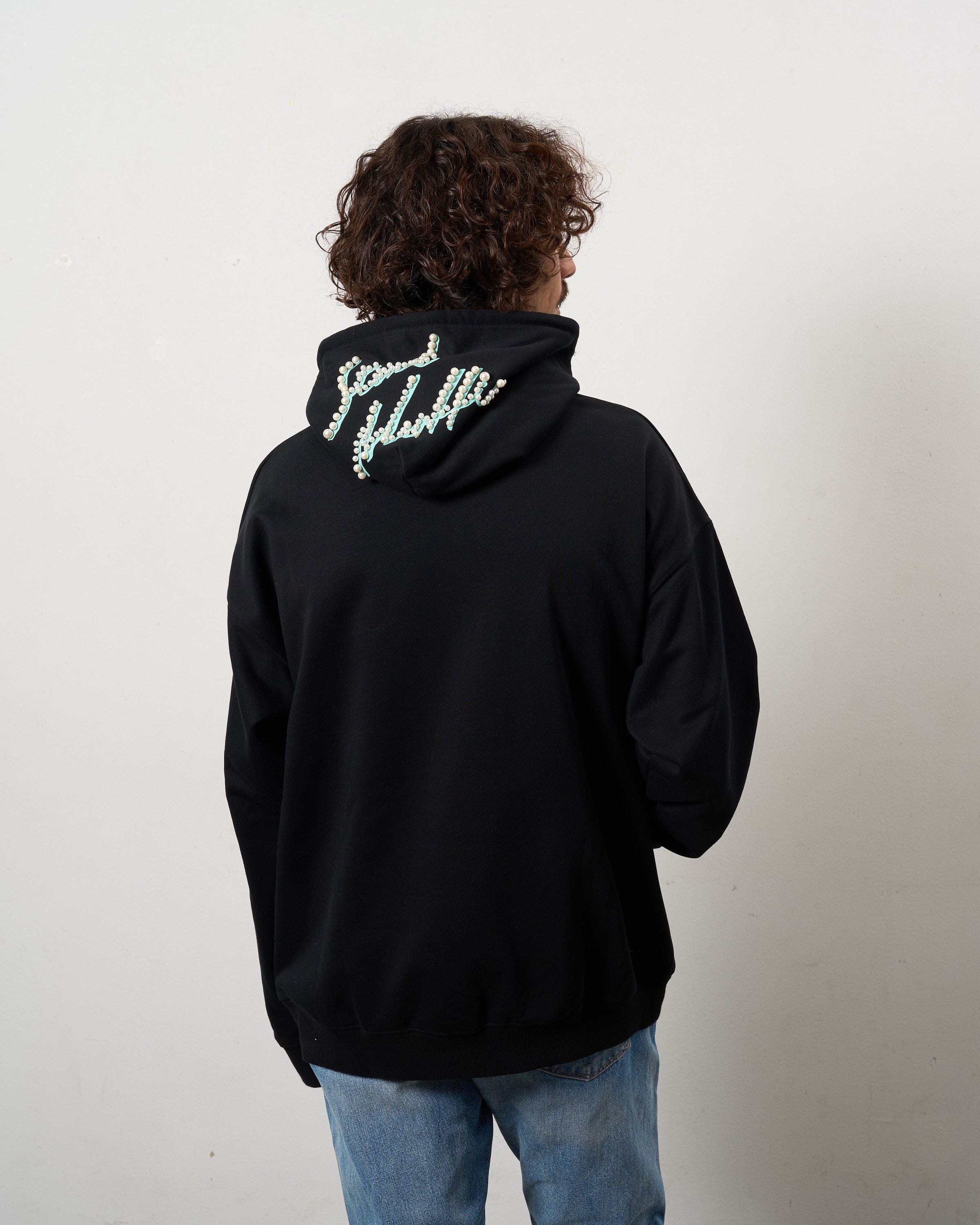 ヘビーウエイト裏毛 パールロゴ プルパーカー