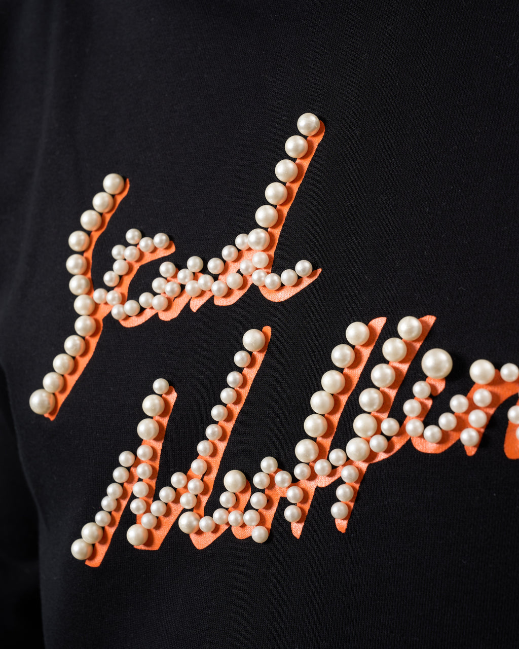 ヘビーウエイト裏毛パイル パールロゴ スエットシャツ