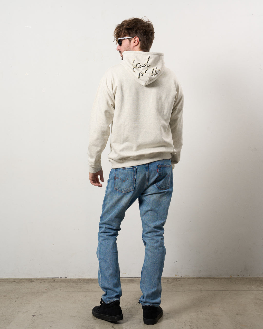 ヘビーウエイト裏毛 パールロゴ プルパーカー