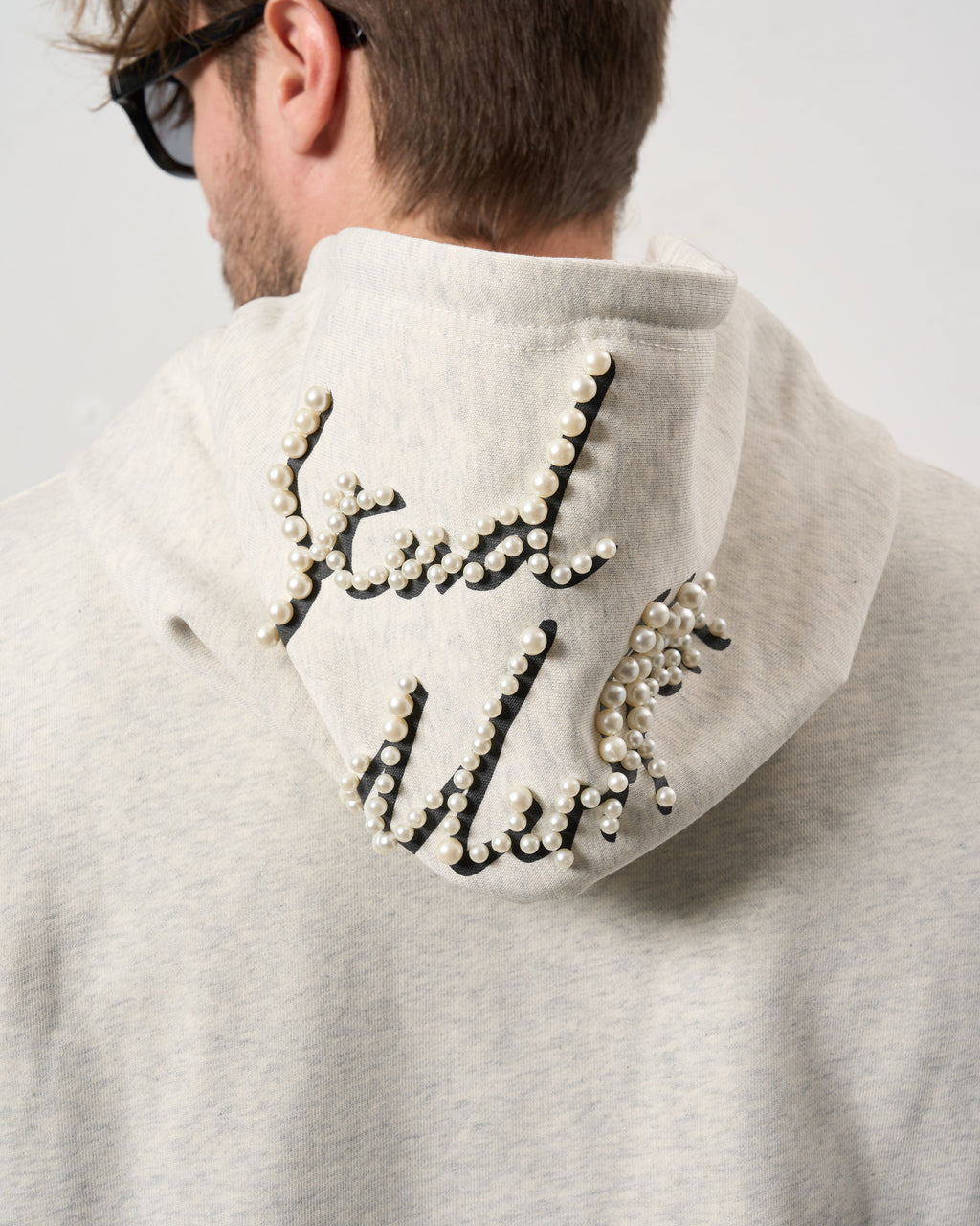 ヘビーウエイト裏毛 パールロゴ プルパーカー