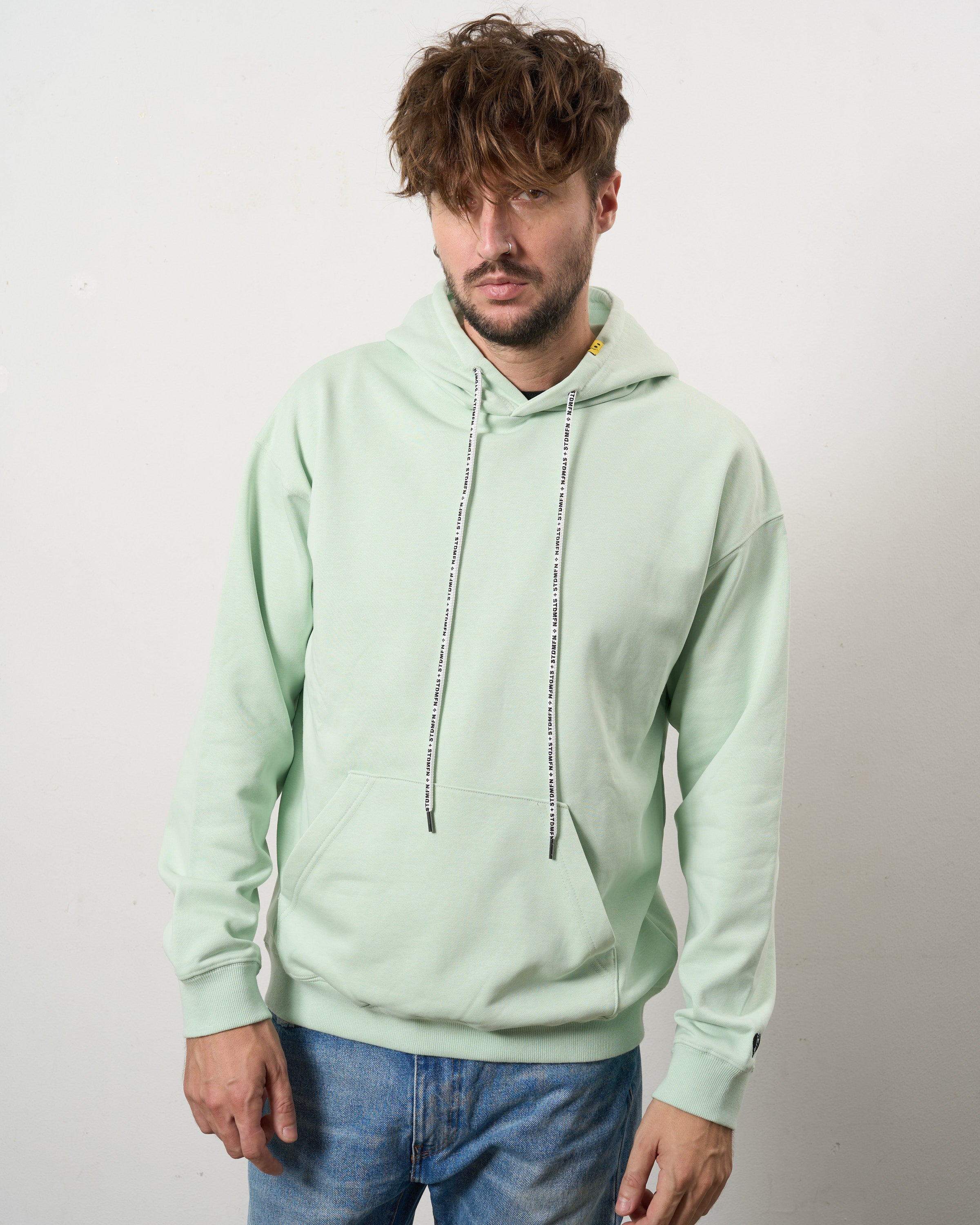 ヘビーウエイト裏毛 パールロゴ プルパーカー