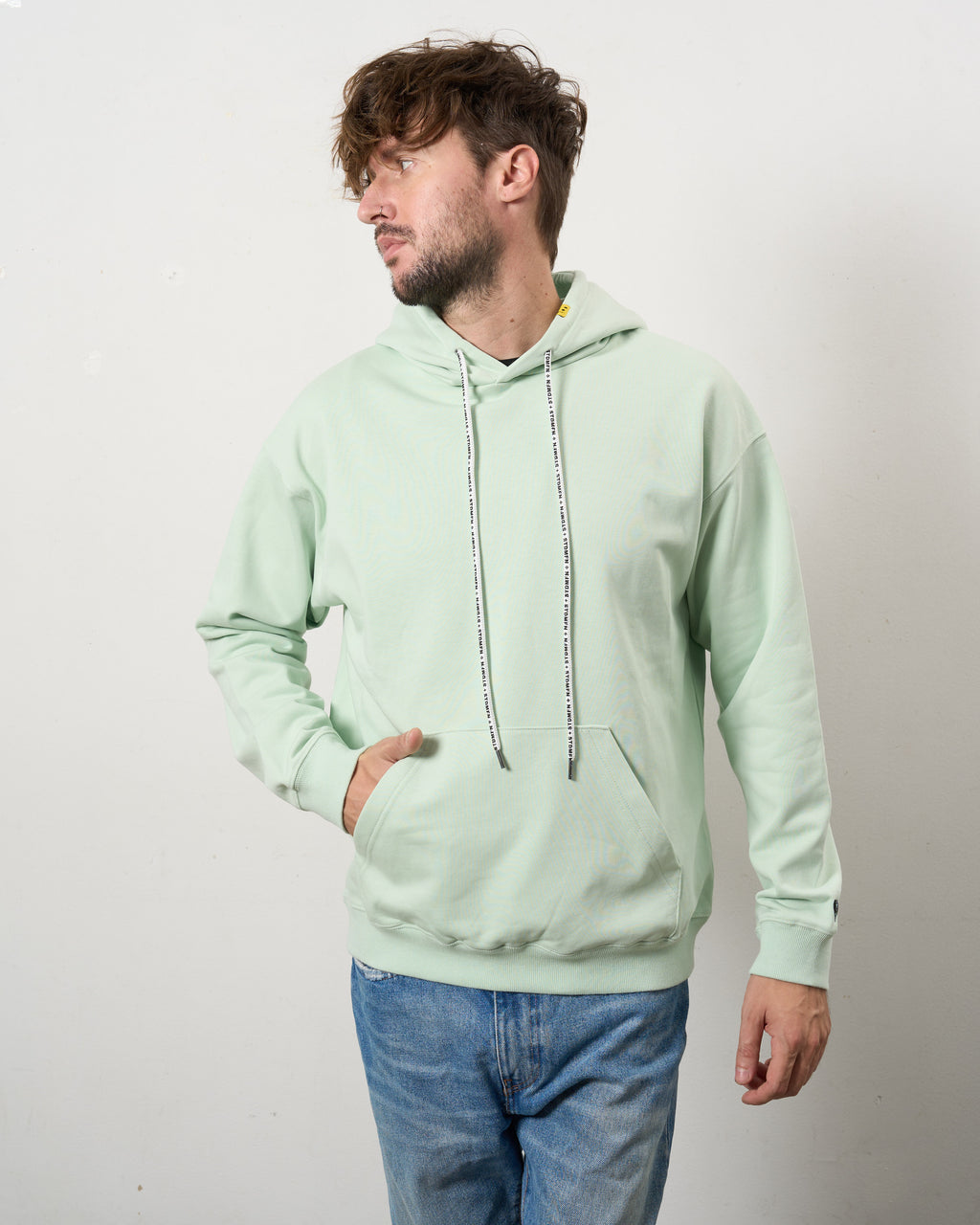 ヘビーウエイト裏毛 パールロゴ プルパーカー