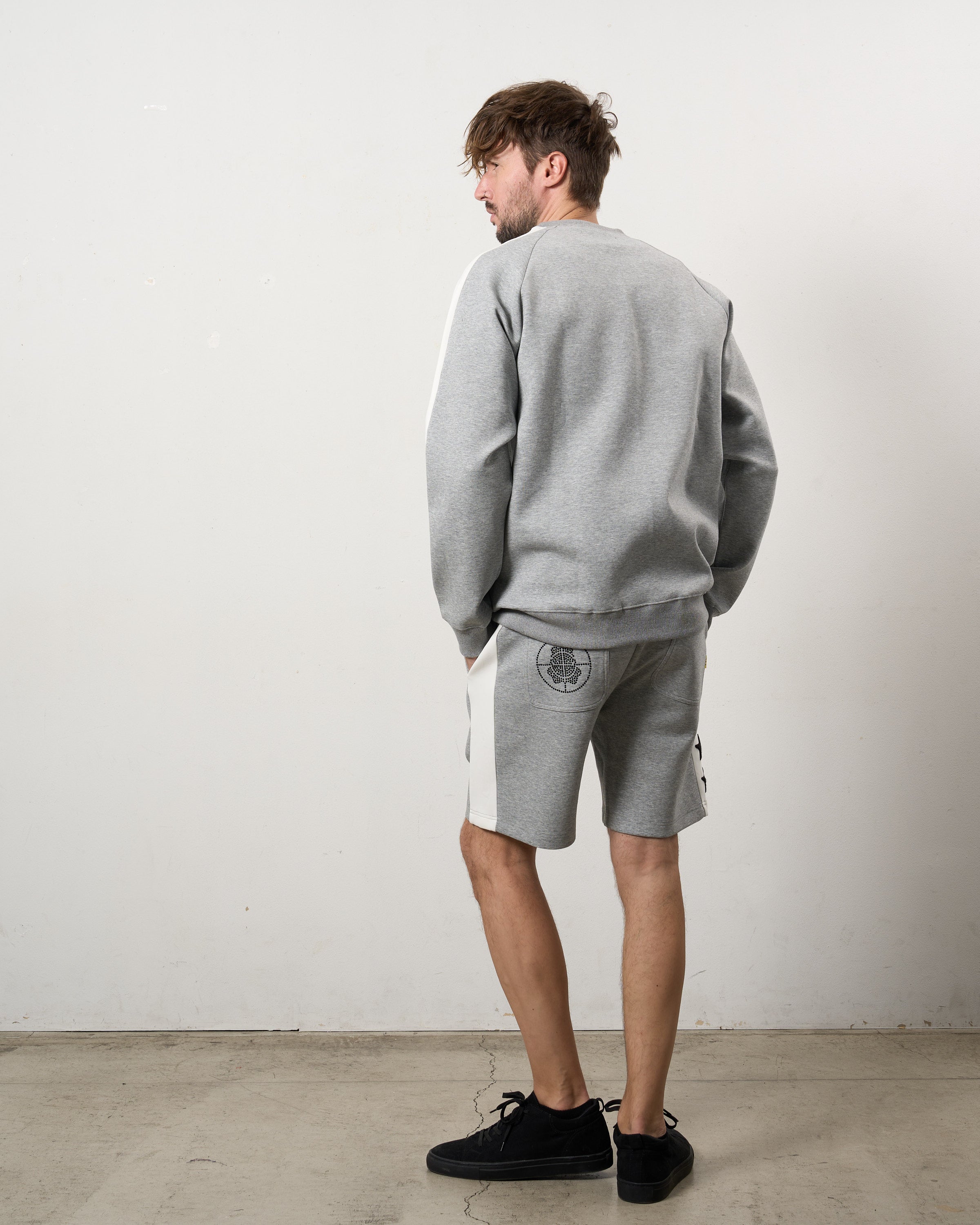 TRストレッチポンチ ラインストーン ターゲットベア ラインショートパンツ