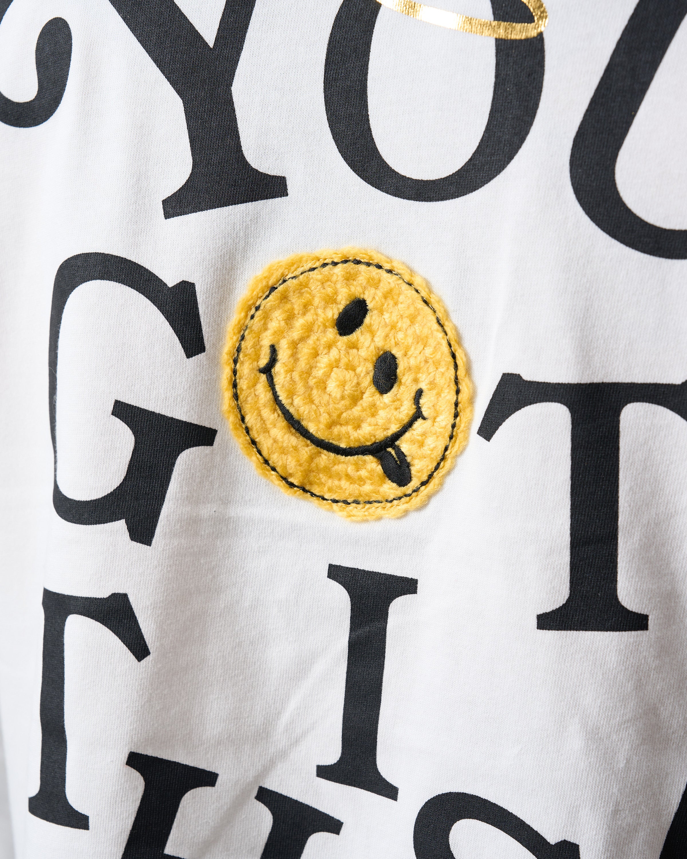 5.6ozコットン天竺 YOU GOT THIS シークイン LS Tシャツ