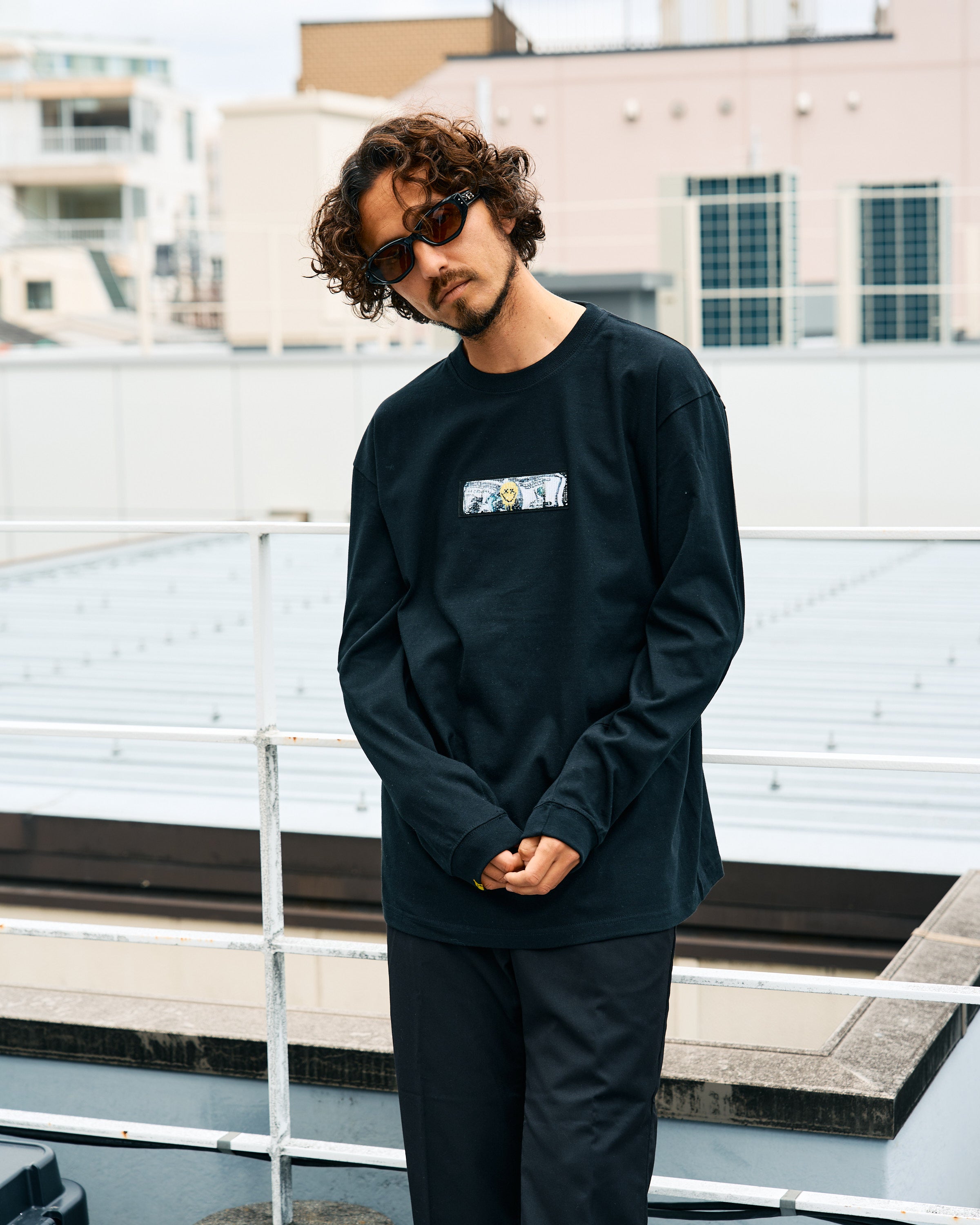 5.6ozコットン天竺 YOU GOT THIS シークイン LS Tシャツ