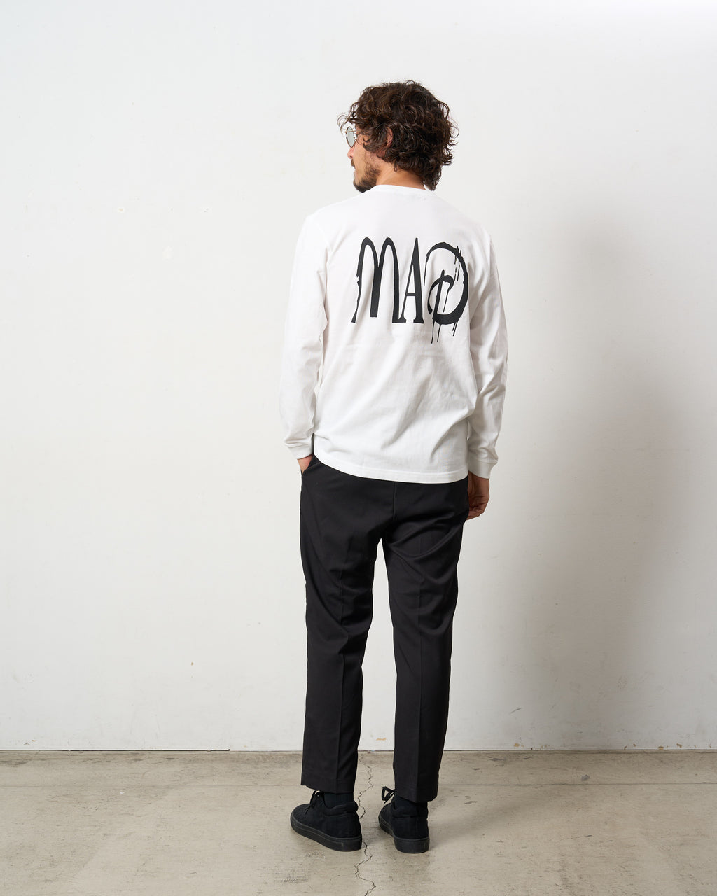 5.6ozコットン天竺 80'S QUEEN シークイン LS Tシャツ