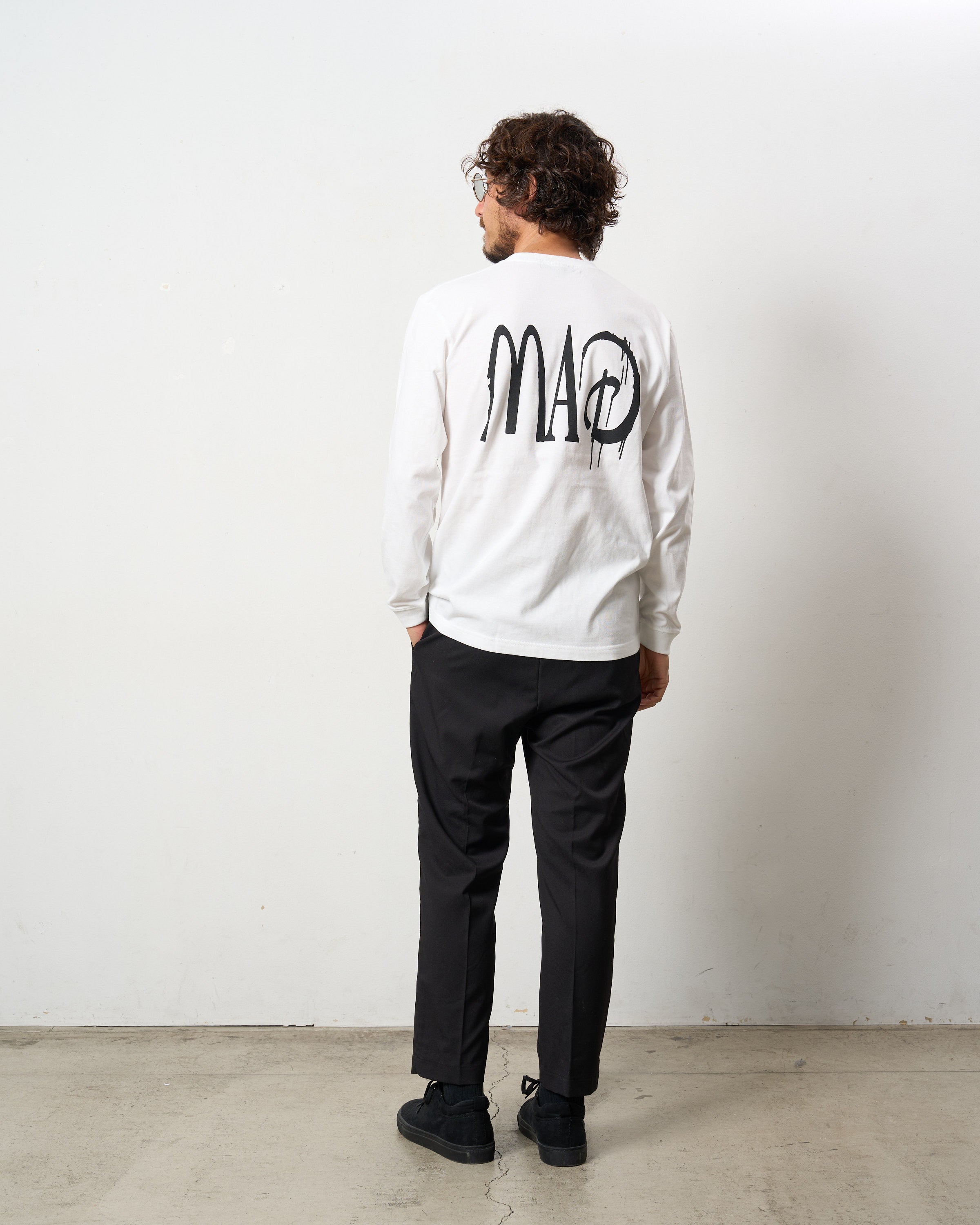 5.6ozコットン天竺 80'S QUEEN シークイン LS Tシャツ